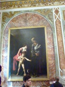 Caravaggio's Madonna of Palafrenieri