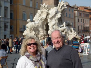 Piazza Navona by day -pat and fred